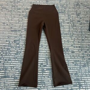 Alo Yoga Brown Flared Leggings